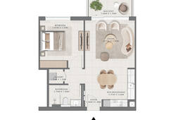 1 bedroom apartment